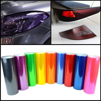 Cubierta Autoadhesiva De Vinilo Para Faros Delanteros Y Traseros Del Carro color