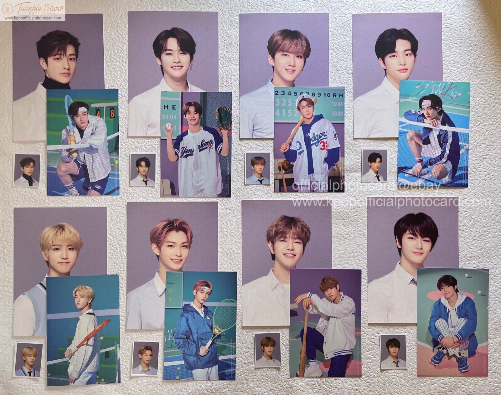 Stray Kids 2nd Photobook Stay in Playground Official Scratch Card Postcard  ID