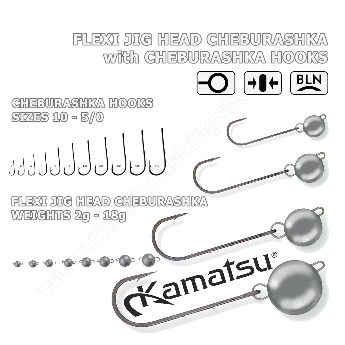 Flexi Jig Heads Cheburashka with Hooks Soft Lures Set Ball Sinker