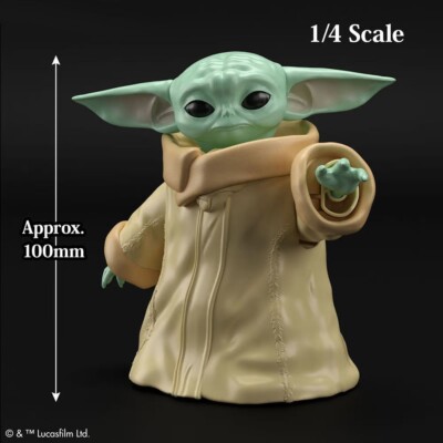 Star Wars Mandalorian Grogu 1/4 Scale Plastic Model Kit & 1/12