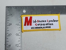 Q Lumber Company Uniform  Patch for shirt or hat mid-states Mt. Vernon Illinois