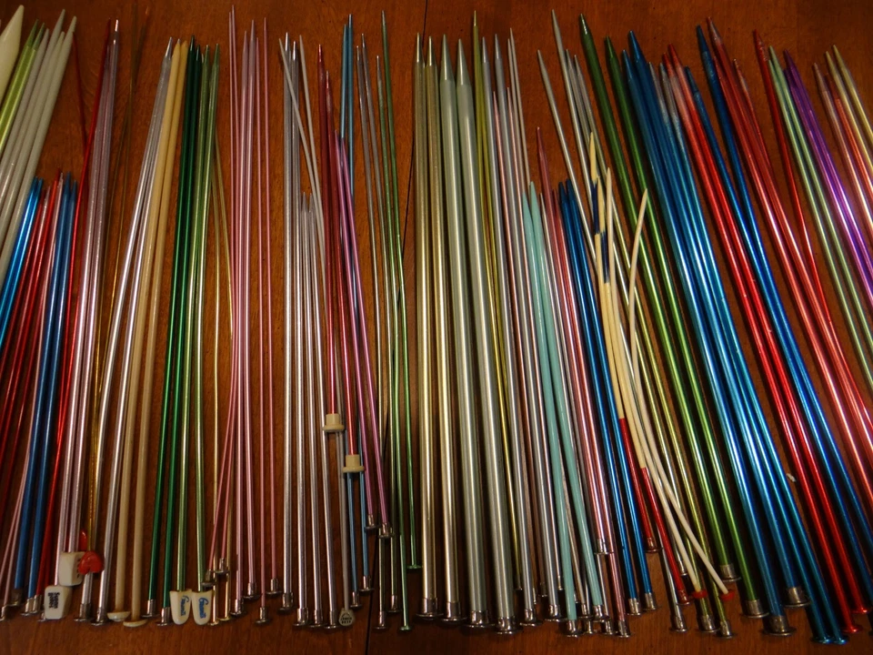 Lote Mixto de 66 Pares de Agujas de Tejer Susan Bates Boye Otros Foto 3 de 4