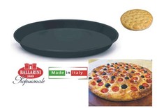 TEGLIA PIZZA TONDA PROFESSIONALE DM 32 H 2,5 FERRO BLU BALLARINI GS PIZZERIA