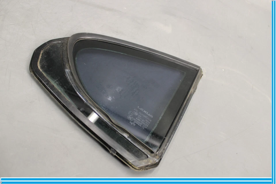 07-17 Lexus LS460 Puerta trasera derecha pasajero esquina cuarto ventana vidrio OEM Foto 3 de 4