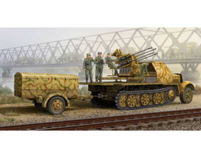 TRUMPETER 01524 1:35 German 2cm Flak 38 auf Selbstfahrlafette (Sd.Kfz.7/1 Late)