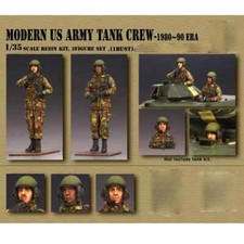 1/35 Modern US Army Tank Crew Resin Figures   Unassembled Unpainted Model Kit