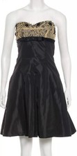 2.3K Dolce & Gabbana Black Strapless Cocktail Party Prom Dress 36 38 0 2 Lace S