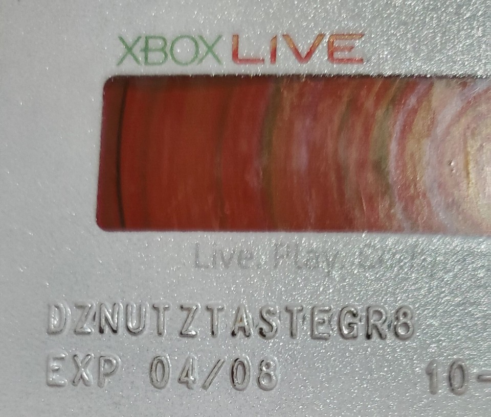 Rare XBOX Live Diamond Card Microsoft Collector's Memorabilia! Discontinued swag eBay