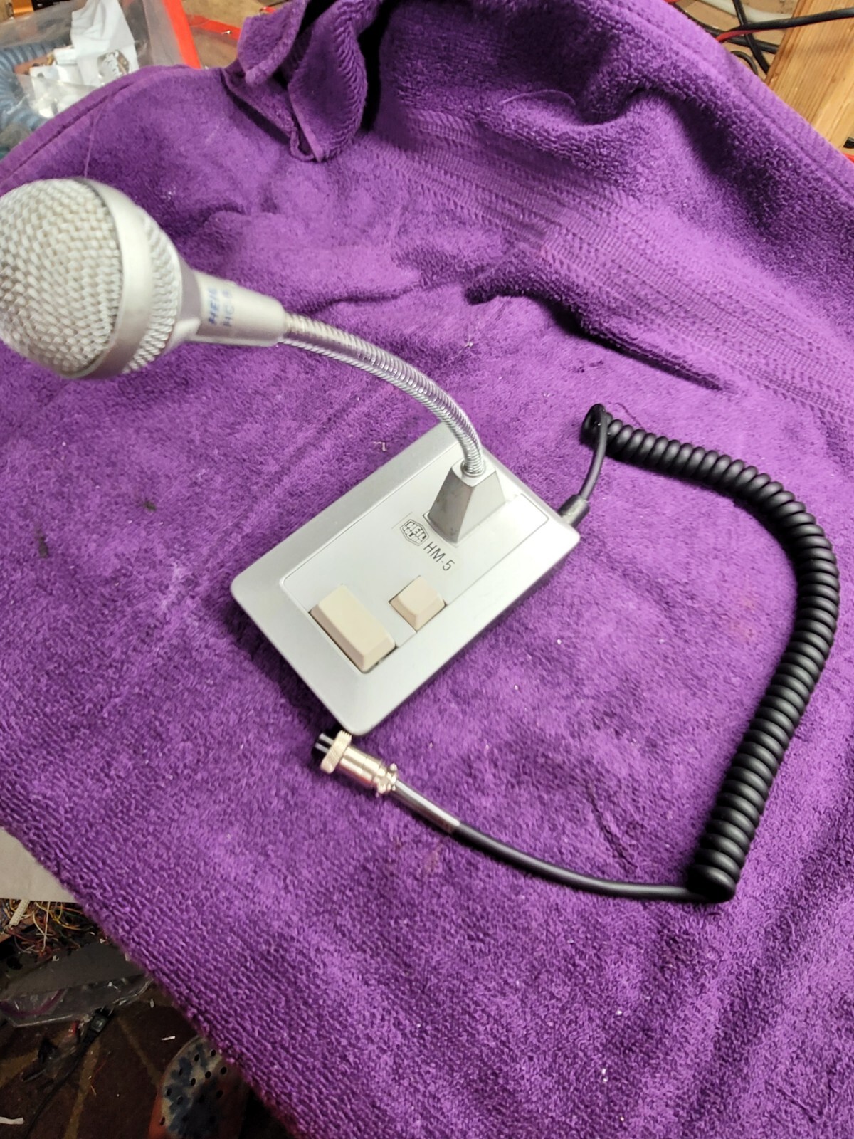 HEIL DESK MIC HM5 W/ HC5 ELEMENT FOR KENWOOD TS 830 820 530 520 120 130 eBay