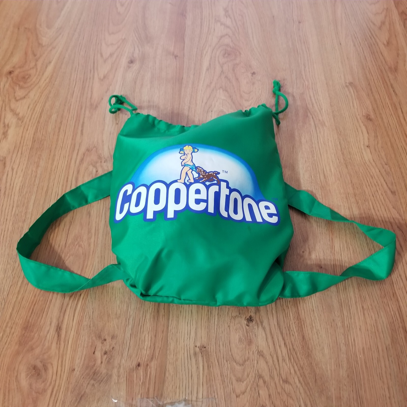 Coppertone Girl Dog Green Beach Travel Backpack A… - image 13