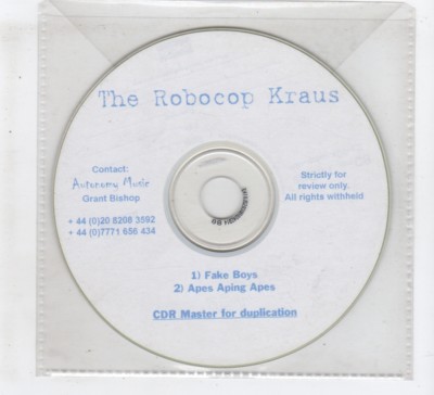 (IH234) The Robocop Kraus, Fake Boys / Apes Aping Apes - DJ CD