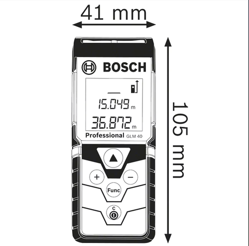 Bosch GLM 40 Laser Distance Meter (40 m) - Picture 4 of 4