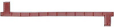 Kadee 2010 HO Scale 50' Running Boards Red Oxide - Picture 1 of 1