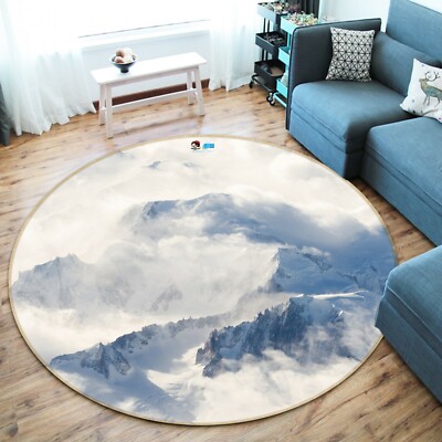 3D White Mountain ZHUA2046 Game Non Slip Rug Mat Photo Carpet Zoe