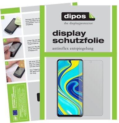6x Schutzfolie für Xiaomi Redmi Note 9S matt Displayschutzfolie Display Schutz