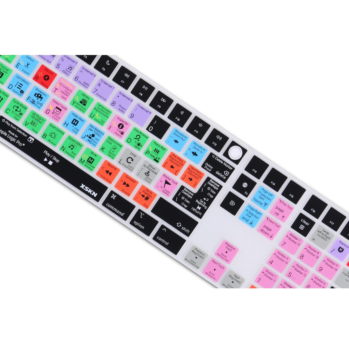 XSKN Logic Pro Keyboard Cover Skin for 24