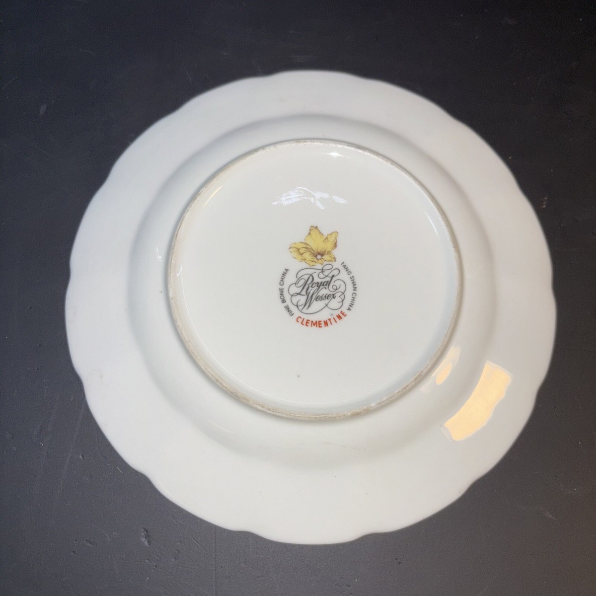 Vintage Royal Wessex Fine Bone China Side Plate Clementine Tang