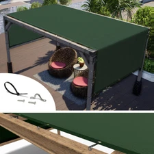ColourTree Pergola Sun Shade Cover Universal Replacement Canopy,Green