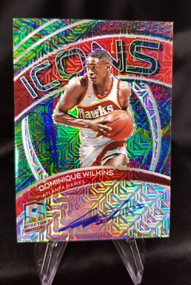 2020-21 Spectra - Dominique Wilkins - Auto Icons Meta - Atlanta Hawks /15