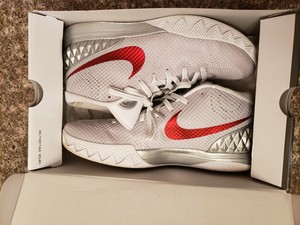 kyrie 1 red and white