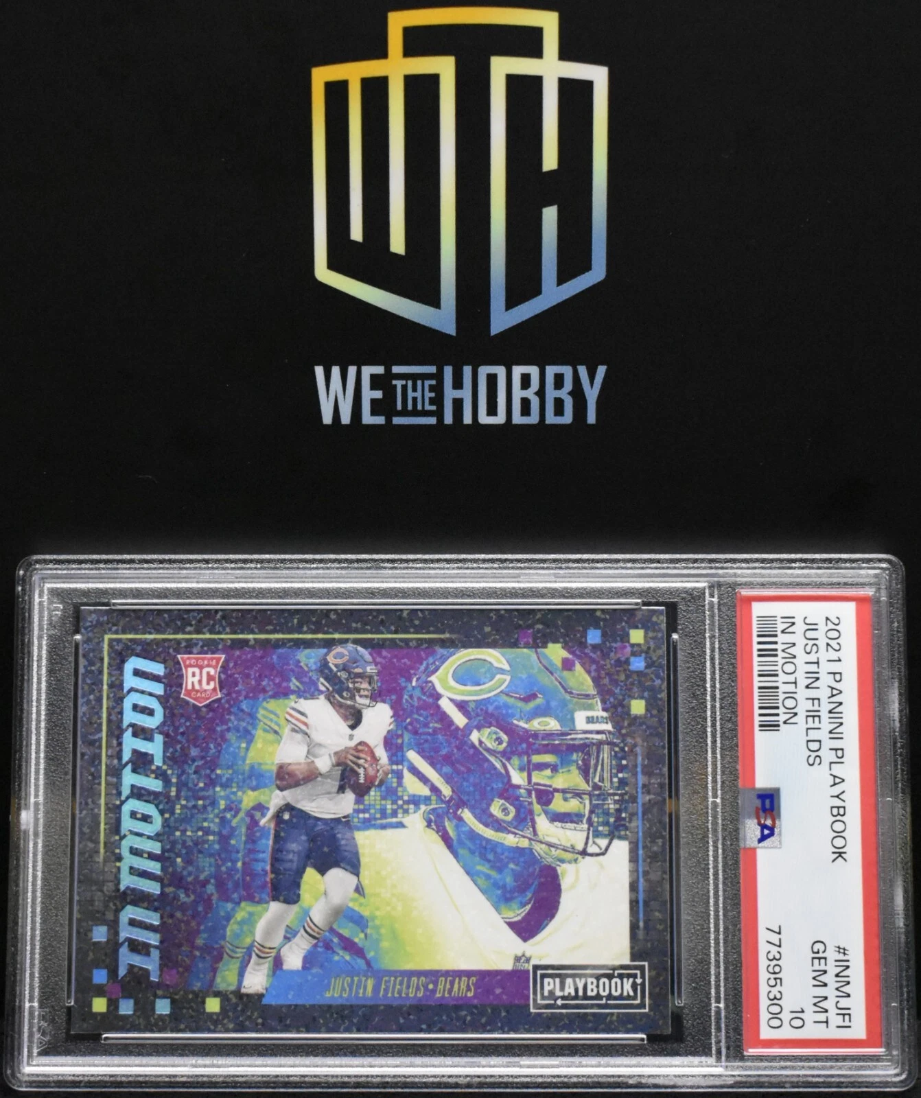 Justin Fields Panini Playbook in Motion #INMJFI Base