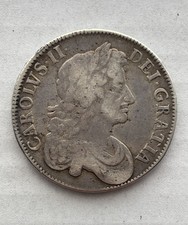 1676 Charles II Silver Crown