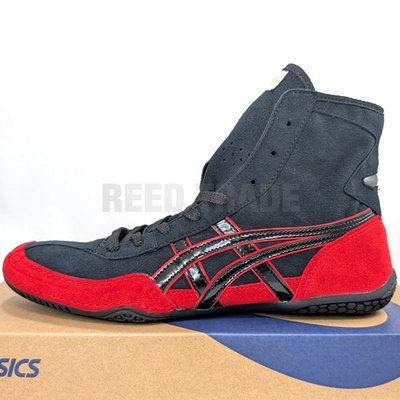 ASICS Wrestling Shoes 1083A001 EX-EO Black Red/Black(Red) lace