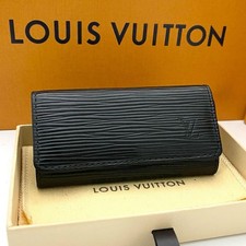 Louis Vuitton Epi Key Case Multicl s 4 Black