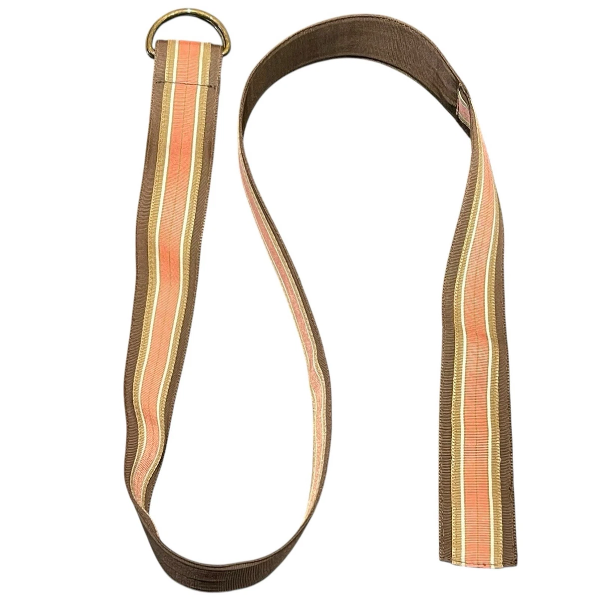 J.Crew & Vintage Belt Bundle | 3 Belts Lot | Pink, Striped & Neutral J.CREW Striped Belts for Women for sale | eBay main image 2