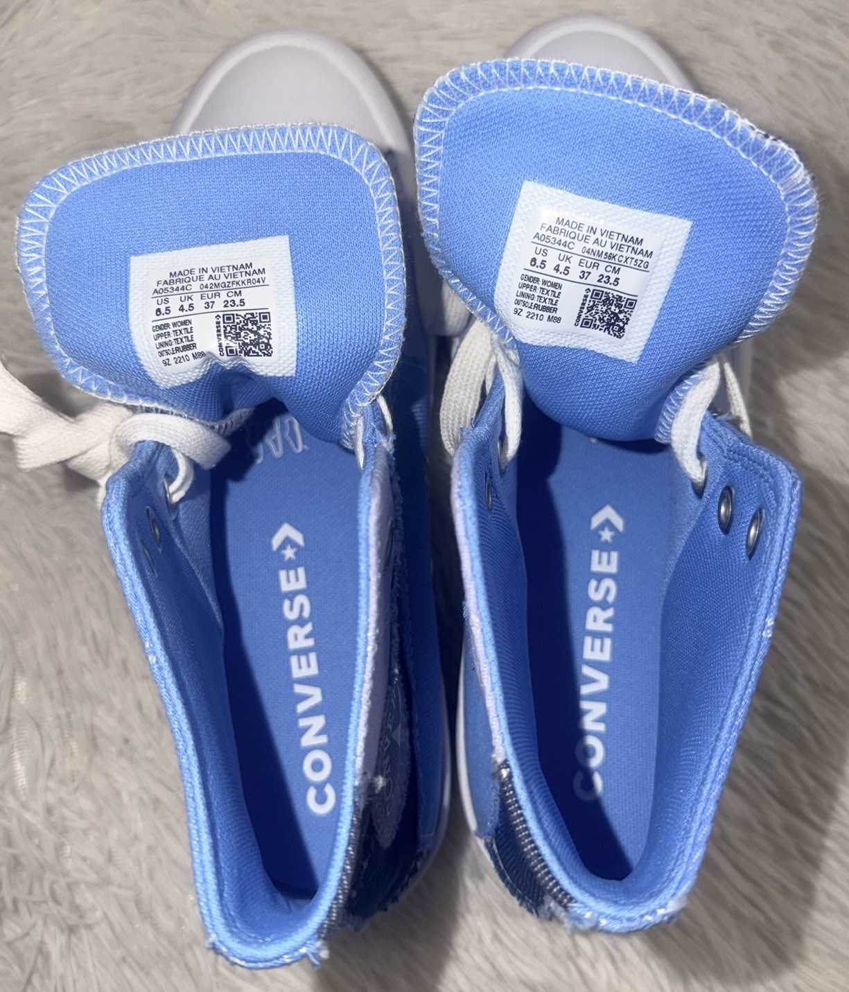 Converse Chuck Taylor All Star Hi Lugged Sneaker In Denim Patchwork - NIB - 6.5 thumbnail 10