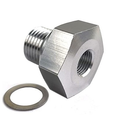 M16-1.5 Adapter to 1/8 NPT Oil M16x1.5-1/8 NPT Pressure Sensor Aluminum