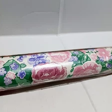 Vintage Rubbermaid Contact Paper-English Rose-9G23-1991-Cottagecore-Floral-3 yds