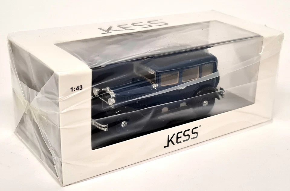 Kess 1/43 Mercedes Benz 260 Typ 10/50 Stuttgart W11 1929 Blue/Black Model Car - Image 2 of 4