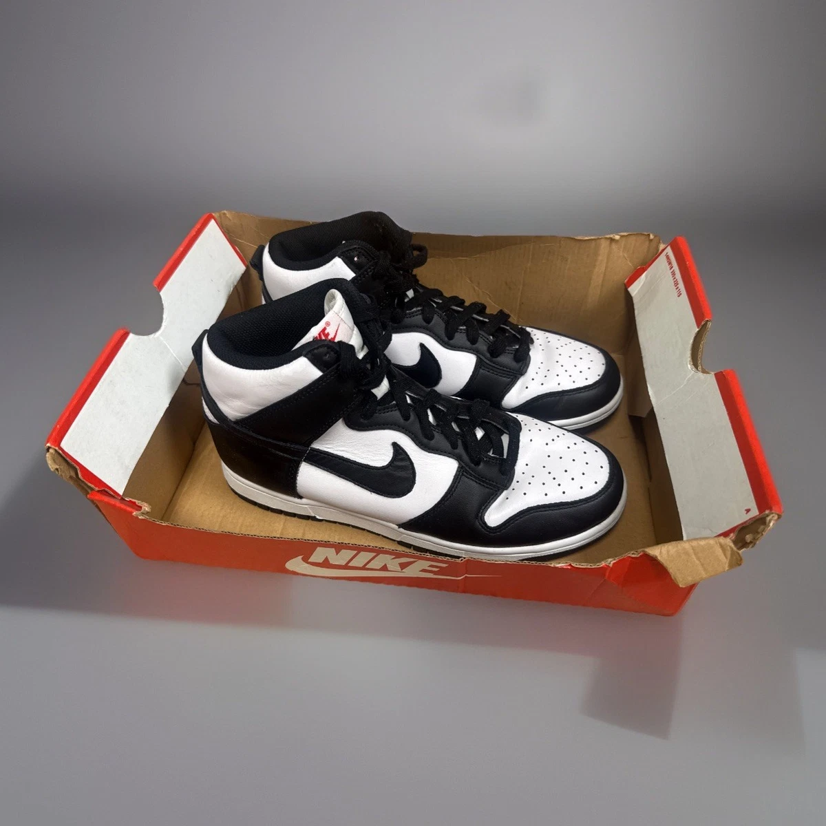 Nike Dunk High Black W for sale | eBay