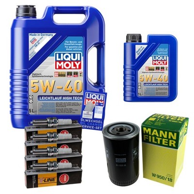 Inspektionspaket 6L 5W-40 für VW Polo 1.2 12V 1.4 16V Fox Lupo Skoda Fabia II