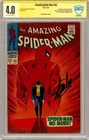 Marvel AMAZING SPIDER-MAN 1967 #50 1st KINGPIN App signed STAN LEE CBCS CGC 4.0