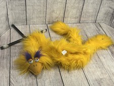 Vintage Yellow Doozy Bird Marionette Walking String Puppet 33" For Parts