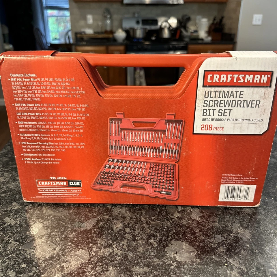 JUEGO DE BROCAS CRAFTSMAN 208 PC ULTIMATE 920050 ¡Nuevo! ENVÍO GRATUITO Foto 4 de 4