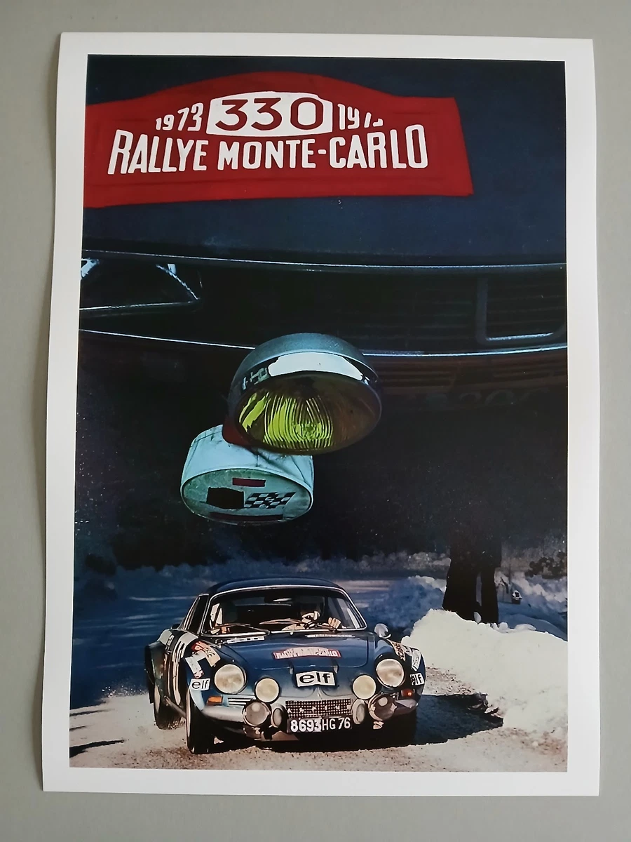 Affiche Originale Du Rallye De Monaco Monte-Carlo 2003, 71ème édition, 40x60 Cm