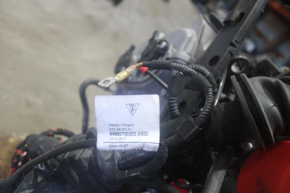 2017 Porsche Macan Engine Assembly 3.0L 47K Miles Timing Cover Bolts Broke Foto 2 de 4