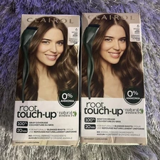 2 Clairol Root Touch-Up Natural Instincts Permanent Hair Dye #6 Light Brown