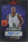 2026 Leaf Sports Heroes Prismatic Purple Antoine Walker 4/8 Auto Autograph