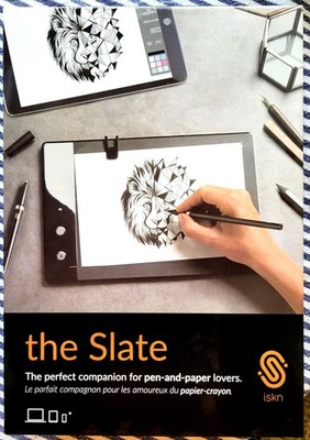 iskn The Slate Digital Drawing Tablet Original Box (complete minus manual)