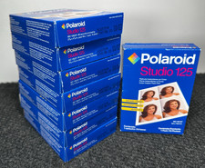 ☆ NOS - POLAROID PASSPORT CAMERA FILM - Polaroid STUDIO 125 - Sealed Boxes ☆P252