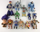 Vintage  80s, 90s Toys Mixed Lot 13 Action Figure Various Biker Mice Thundercats
