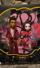 Monster High Howliday Draculaura & Clawd Wolf LOVE EDITION 2 Doll Valentines Set