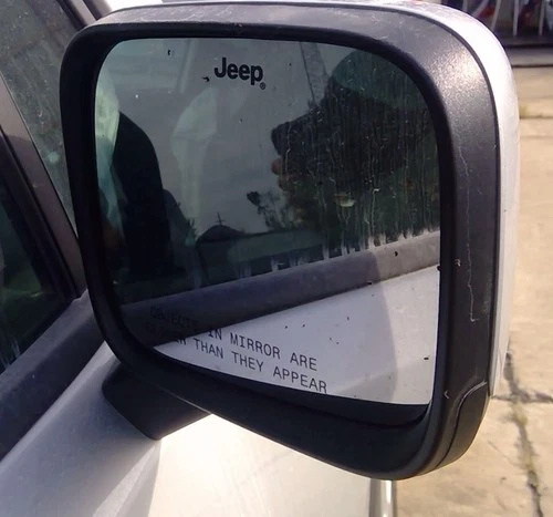 15-2020 21 Jeep Renegade Passenger RH Side View Mirror in PSN Glacier Metallic