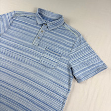 Tommy Bahama Shirt Mens Large Blue Polo Islandzone Performance Golf Stretch