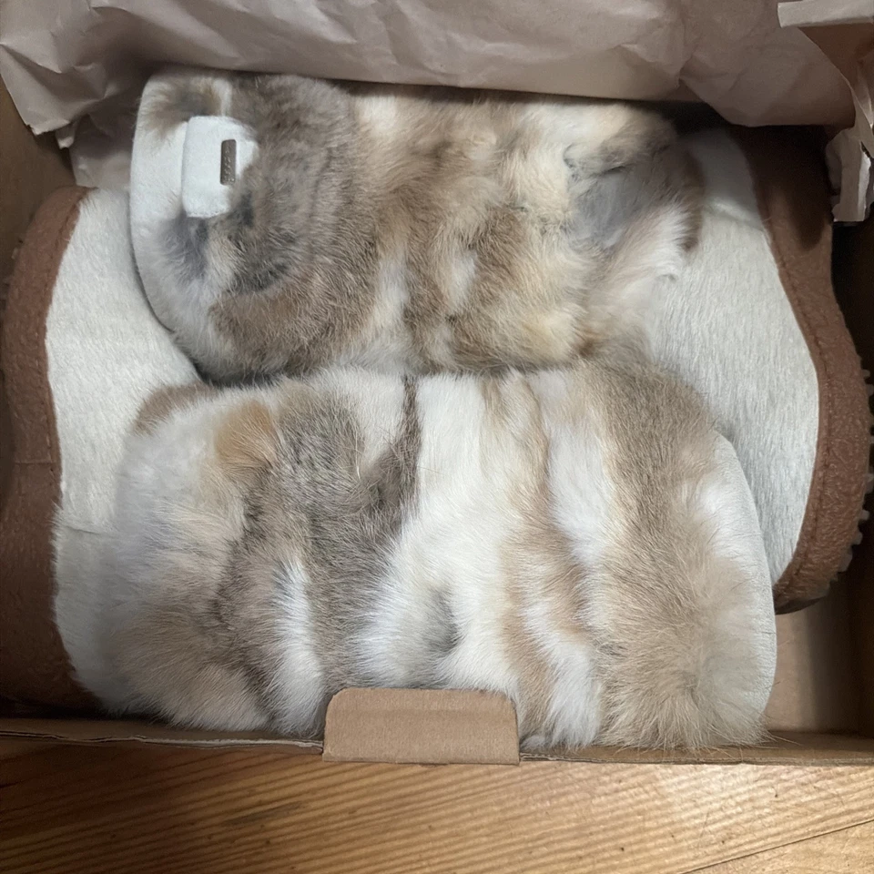 Oscar Sport Botas Deportivas Piel Genuina Crema Gamuza Pres-Ski Media Pantorrilla WMNS Talla EU37/US6 Foto 2 de 4