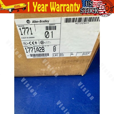 ALLEN-BRADLEY 8-SLOT  I/O CHASSIS 1771-A2B  1771A2B US Free Tax